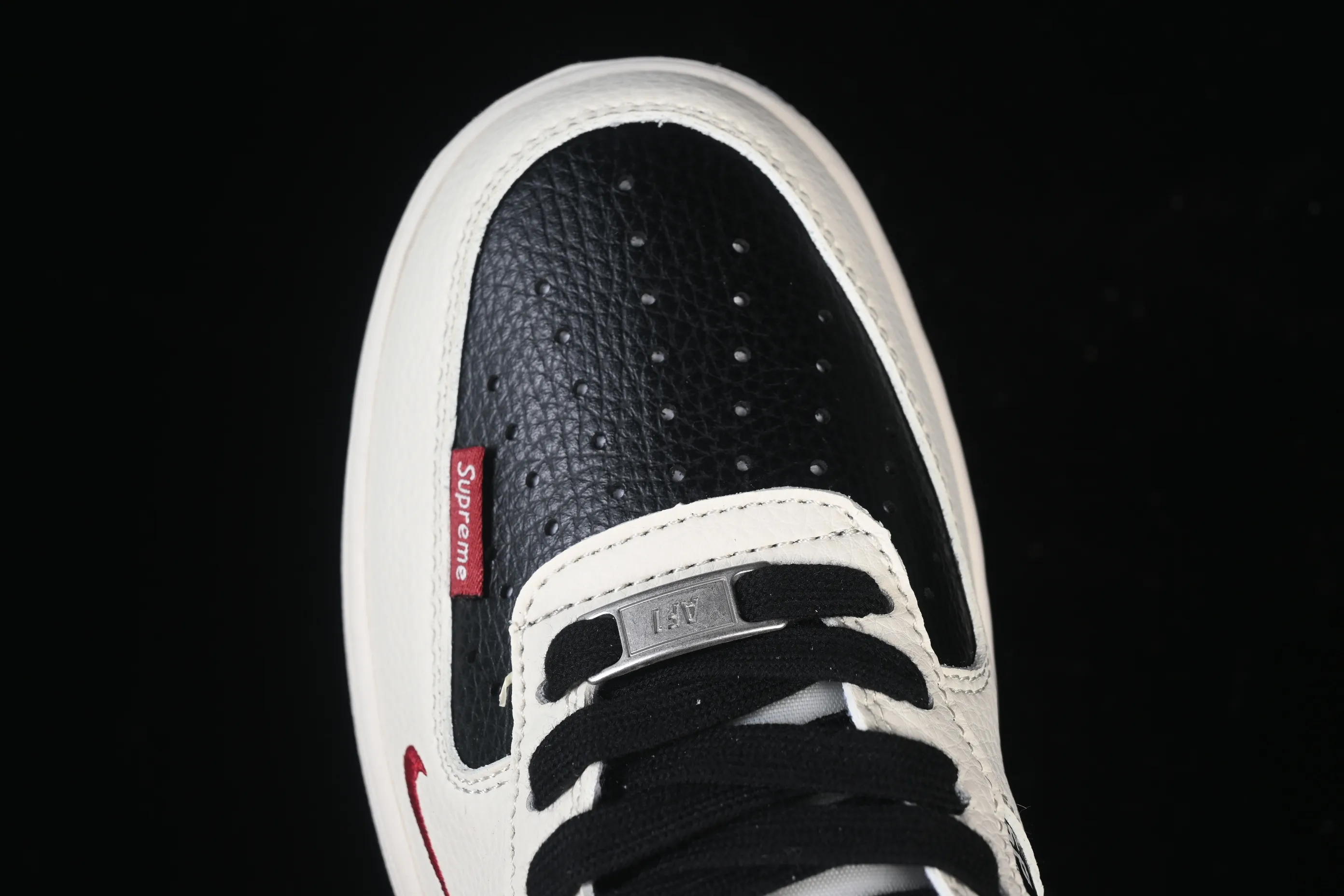 All Categories Nk Air Force 1 Air Force Series Nk Air Force 1 Low Air Force Low Nike Air Force 1'07 Low Joint Beige Black Black Red High-end Customized Low-top Casual Sneakers XD2588-610